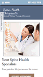 Mobile Screenshot of betterhealthchiropractic.net